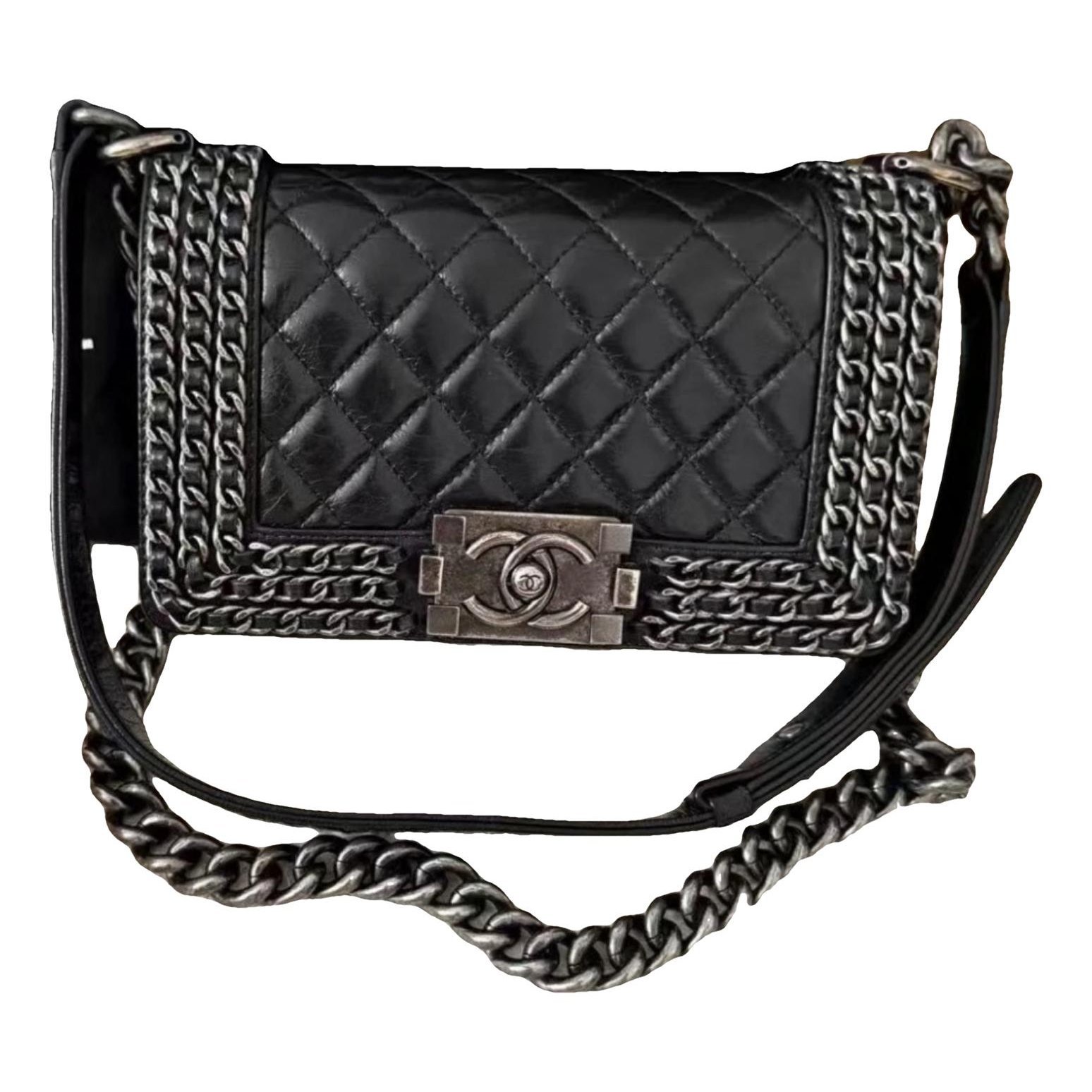 Boy leather crossbody bag