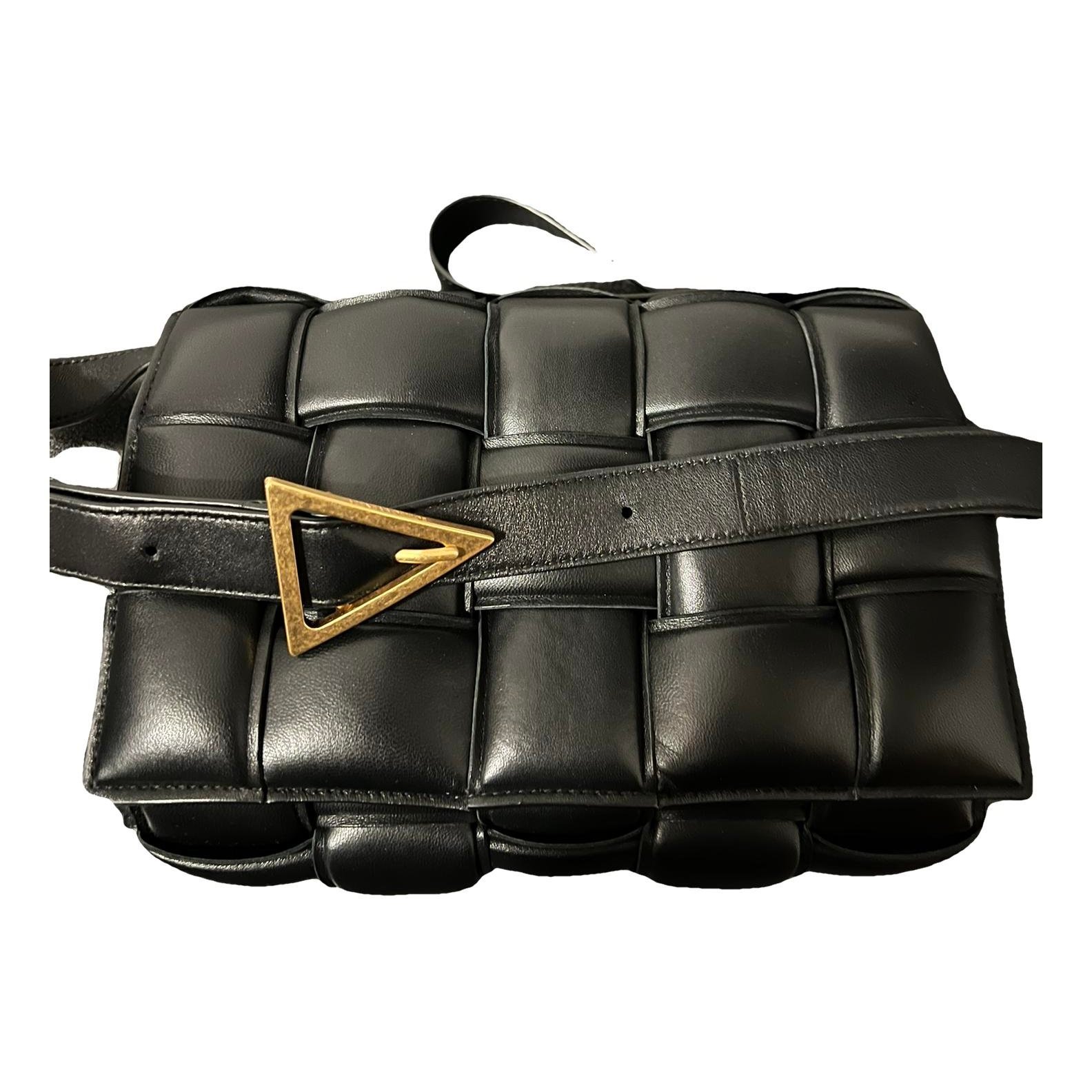 Cassette Padded leather crossbody bag