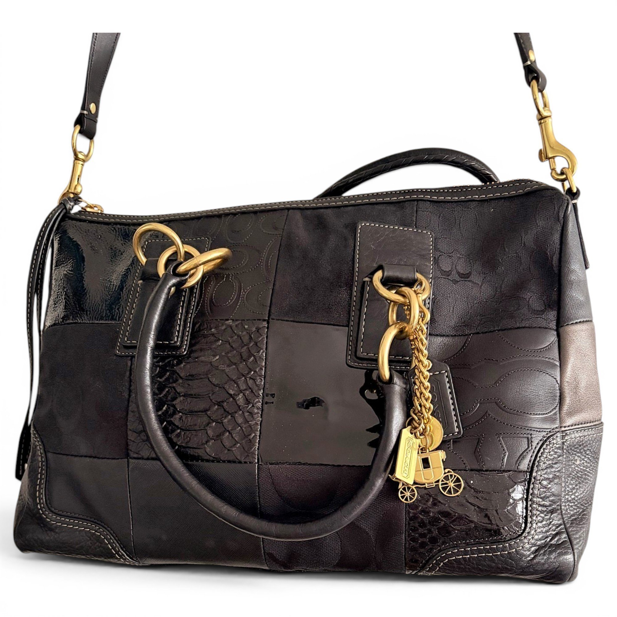Leather satchel