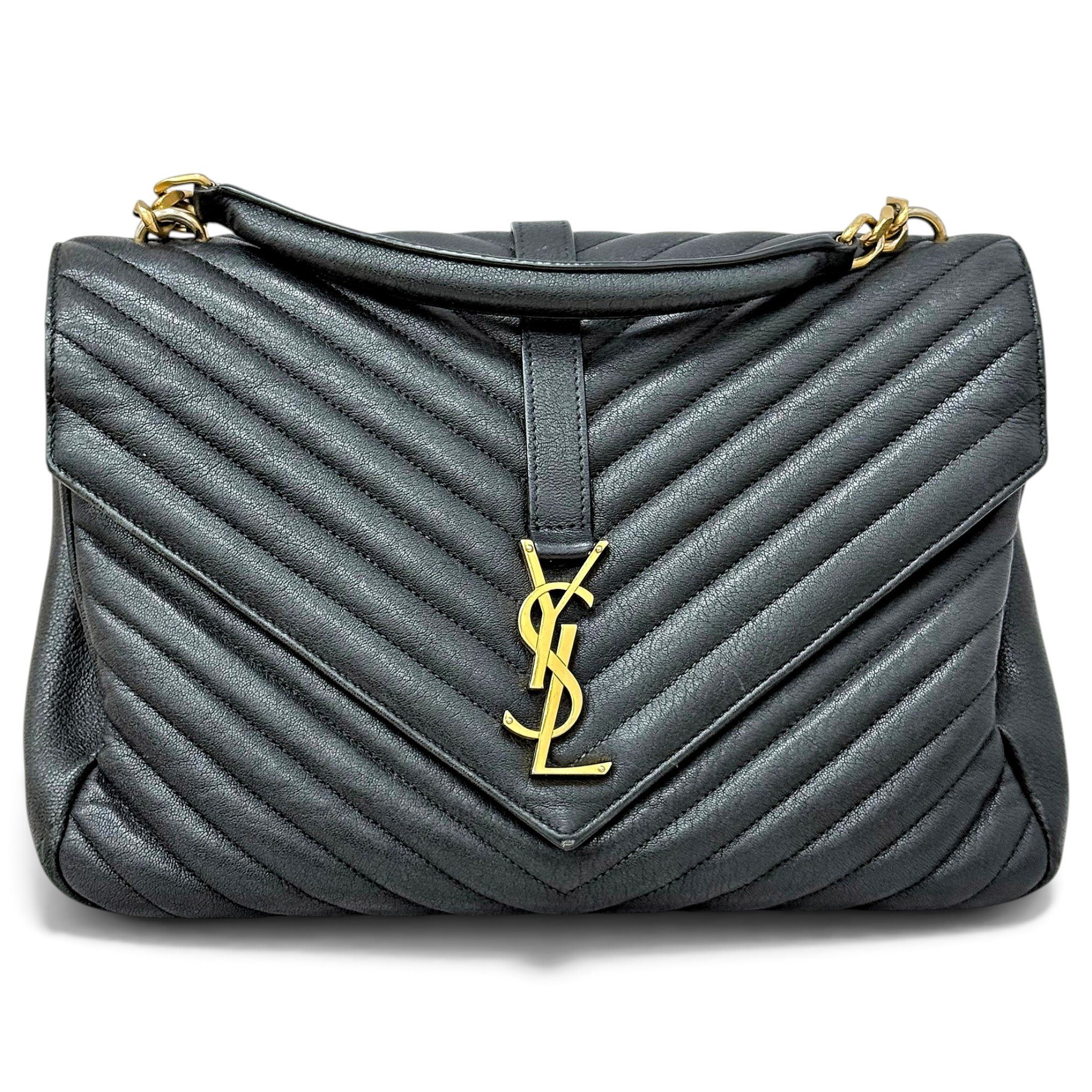Collége monogramme leather handbag