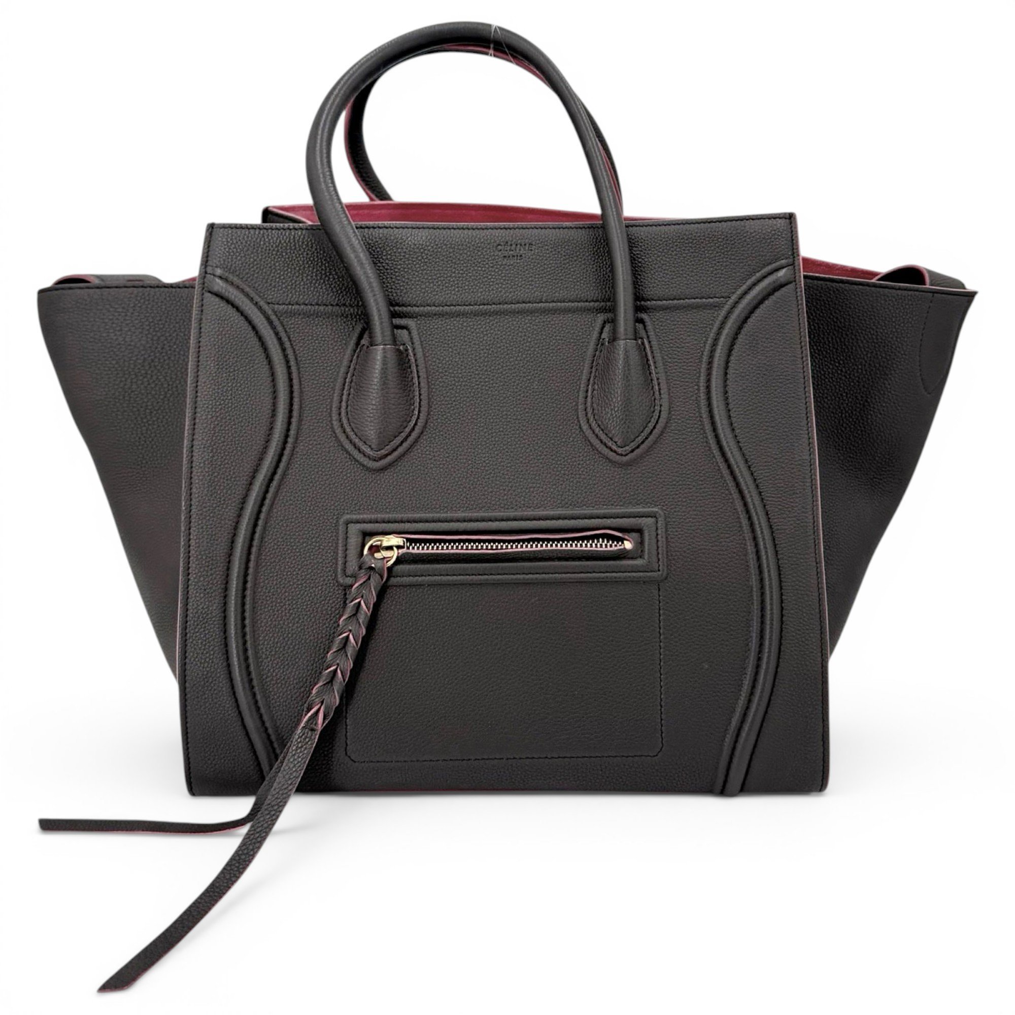 Luggage leather handbag