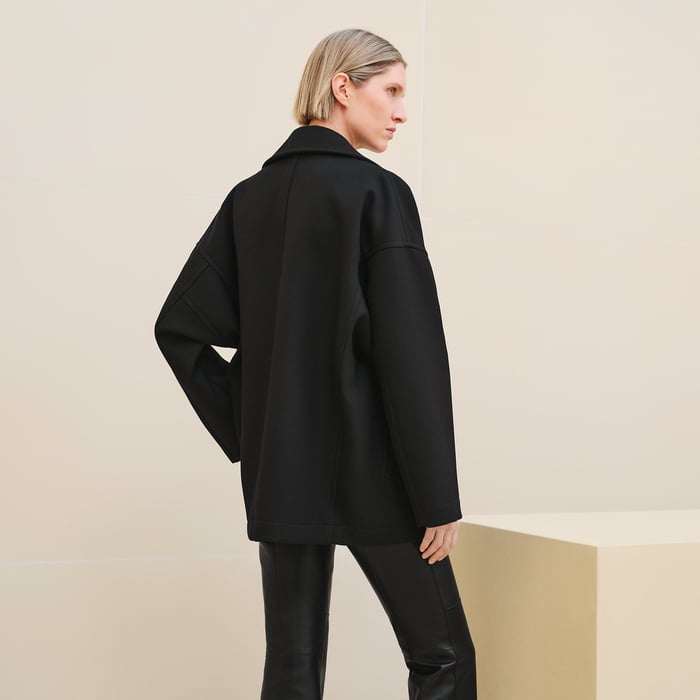 Noir Pea Coat