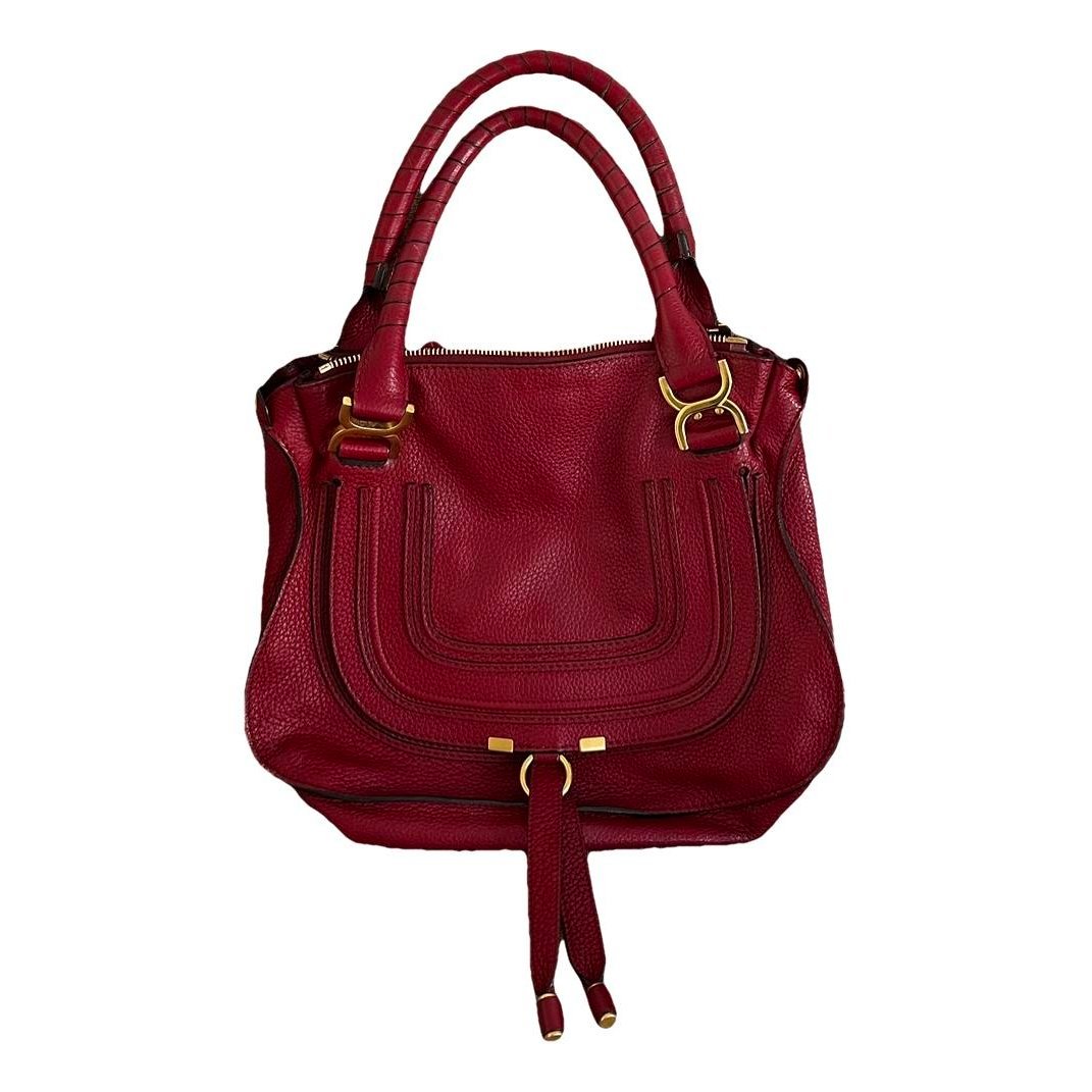 Marcie Top Handle leather handbag