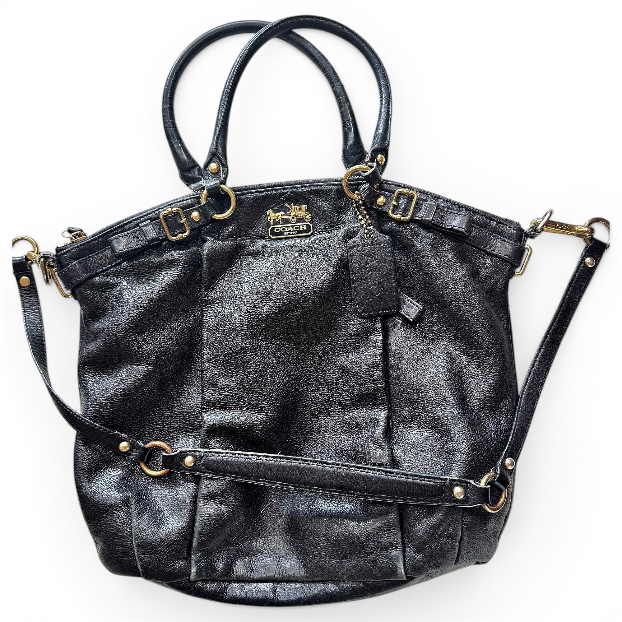 Madison leather handbag