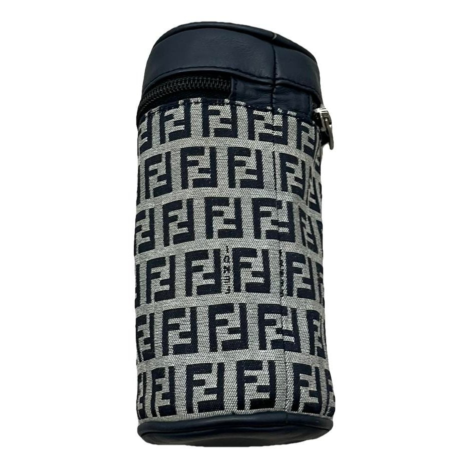 Leather clutch bag