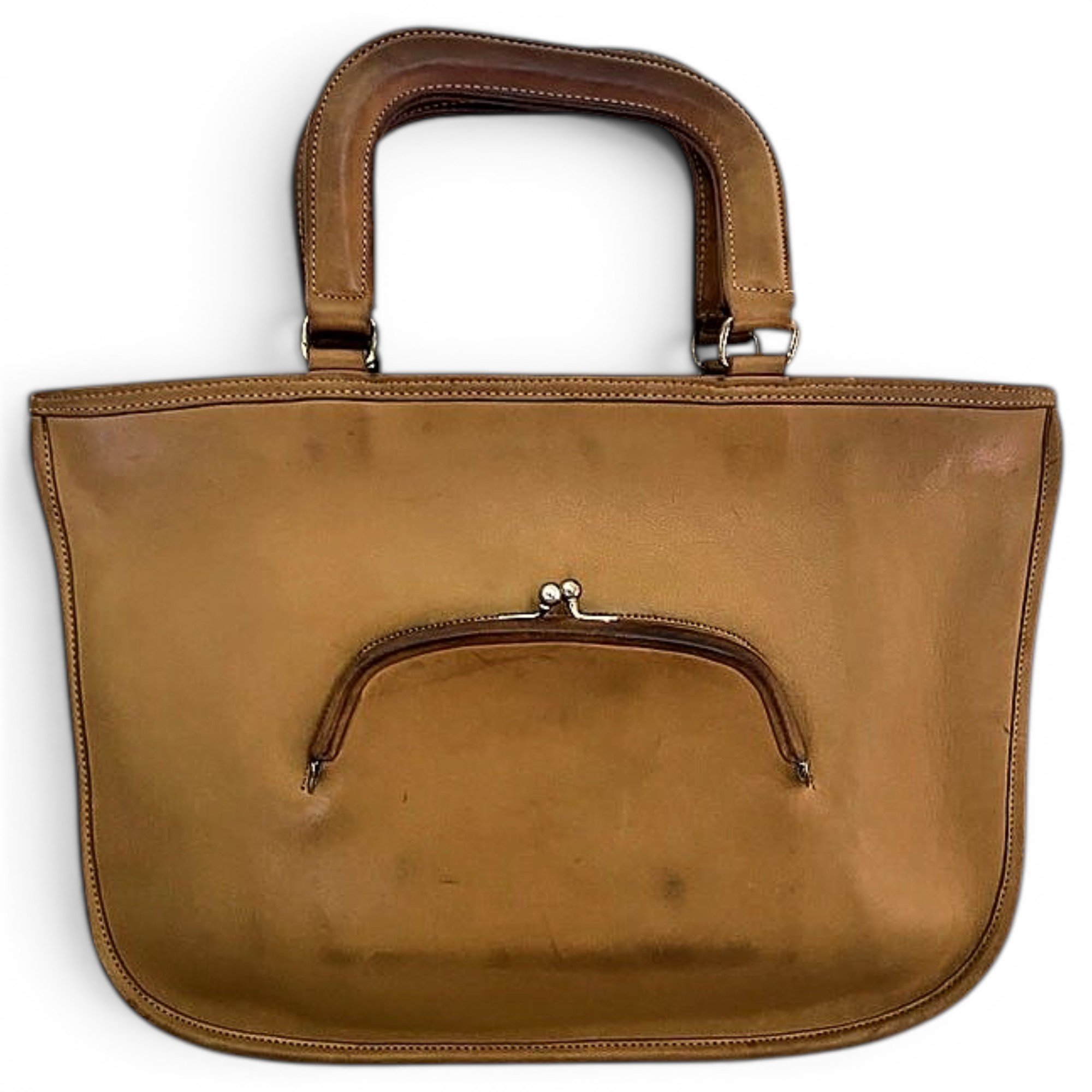 Leather tote