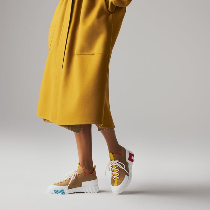 Multicolore Beige Lin Lift Slip-on Sneaker