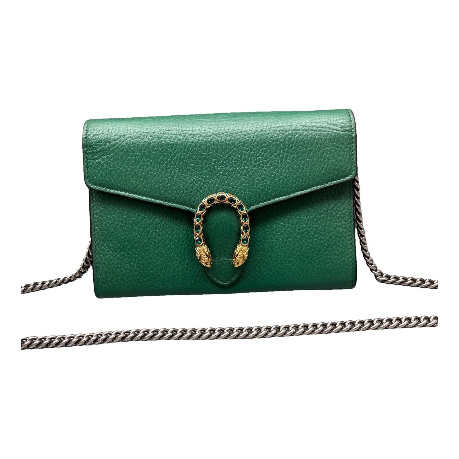 Dionysus Chain Wallet leather handbag