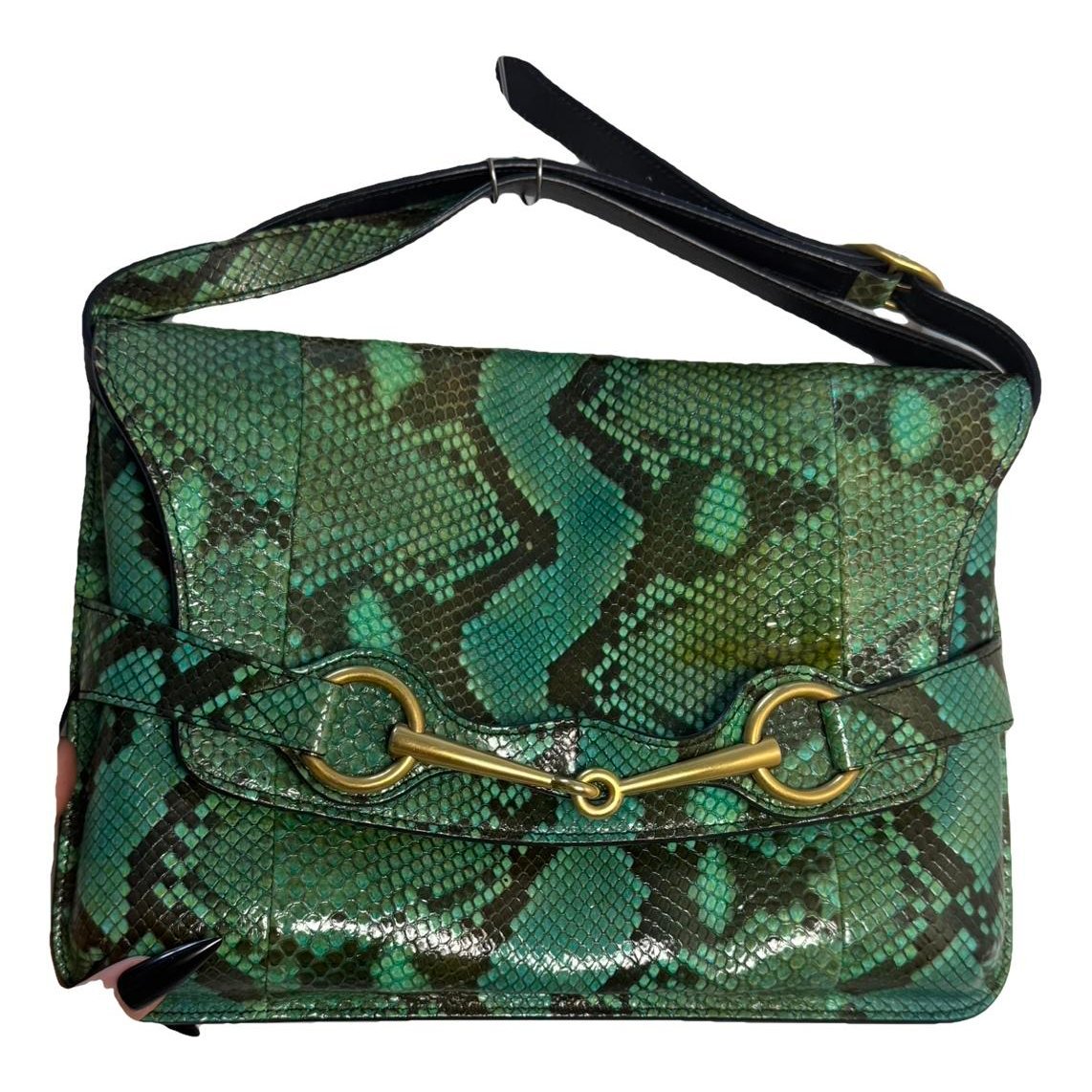 Horsebit Chain leather handbag
