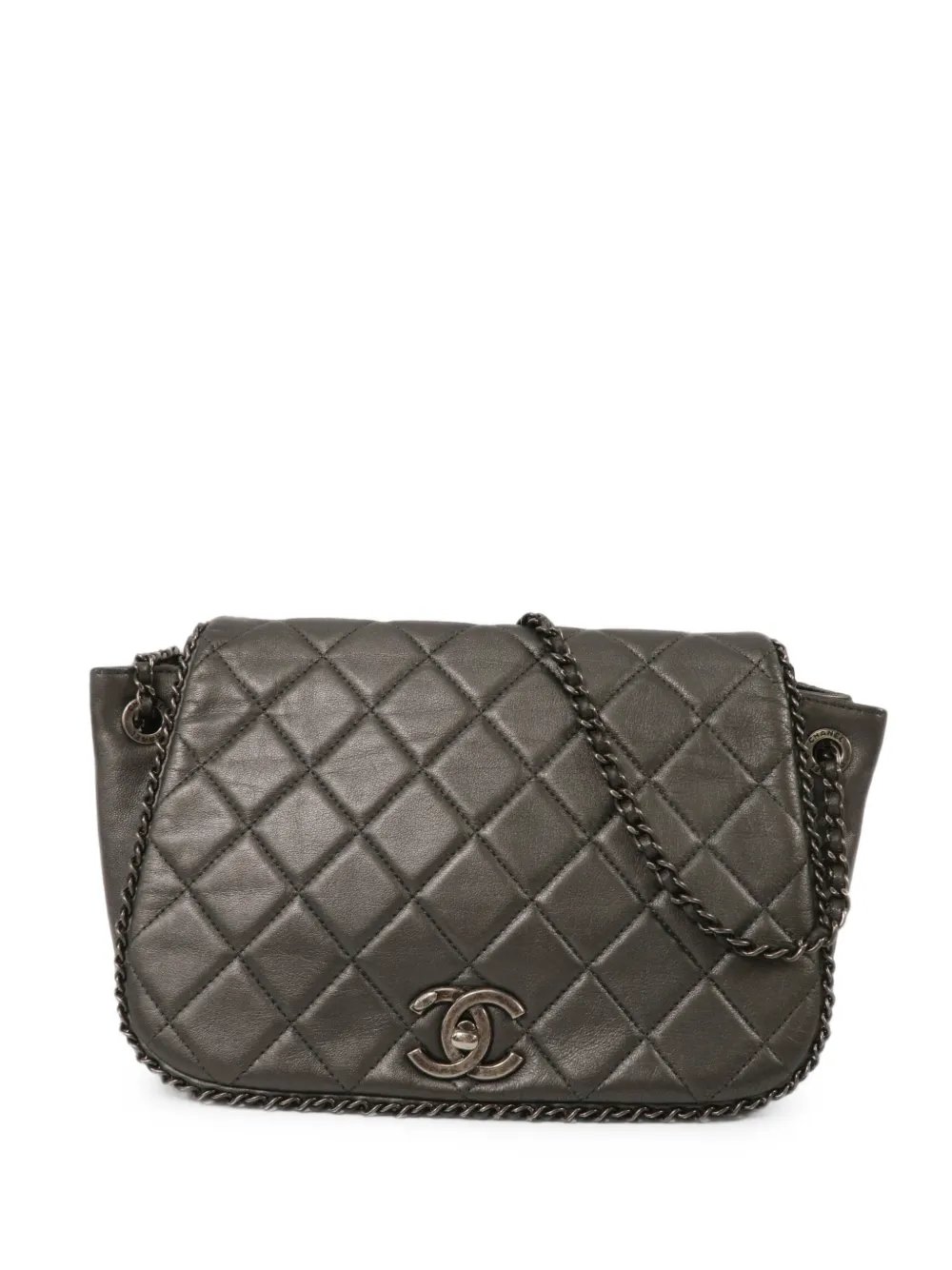 CC quilted chain shoulder bag