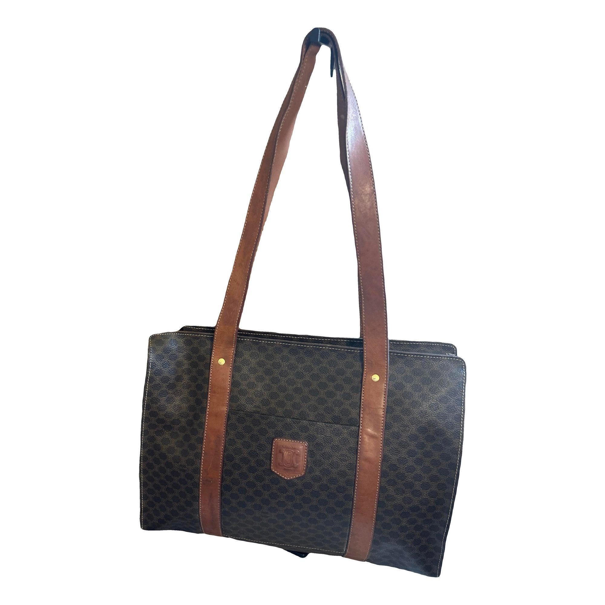 Leather tote