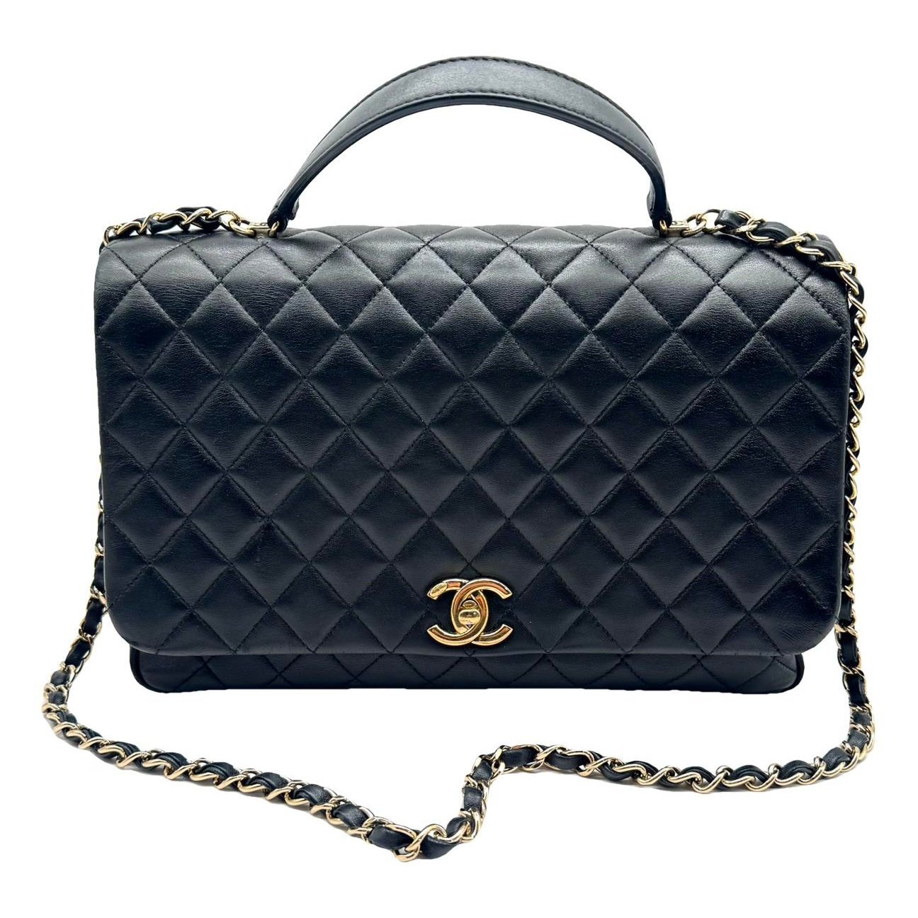 Coco Handle leather crossbody bag