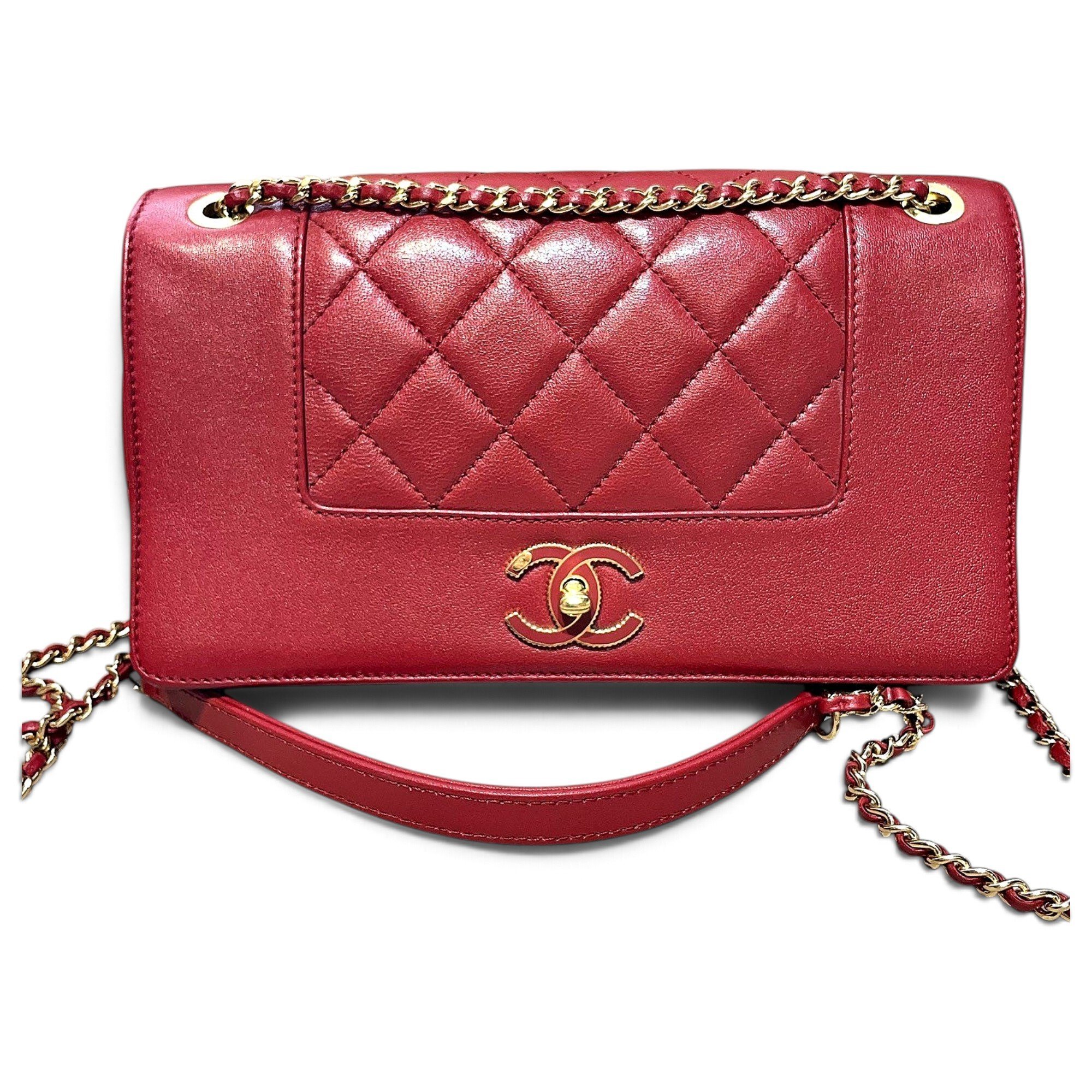 Leather handbag