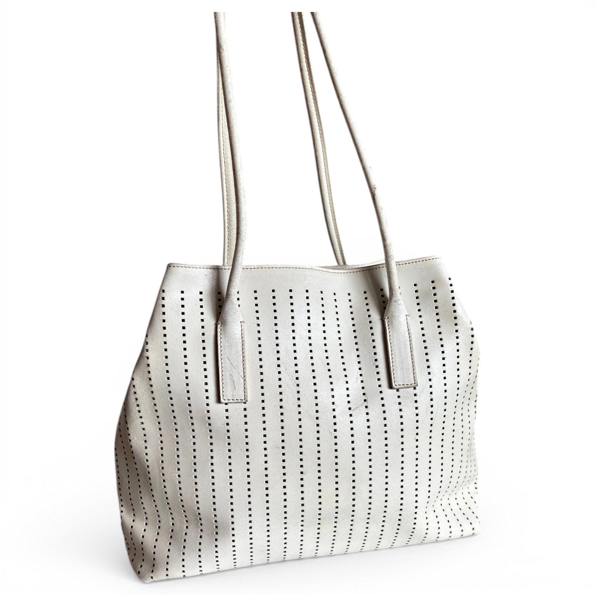 Leather tote