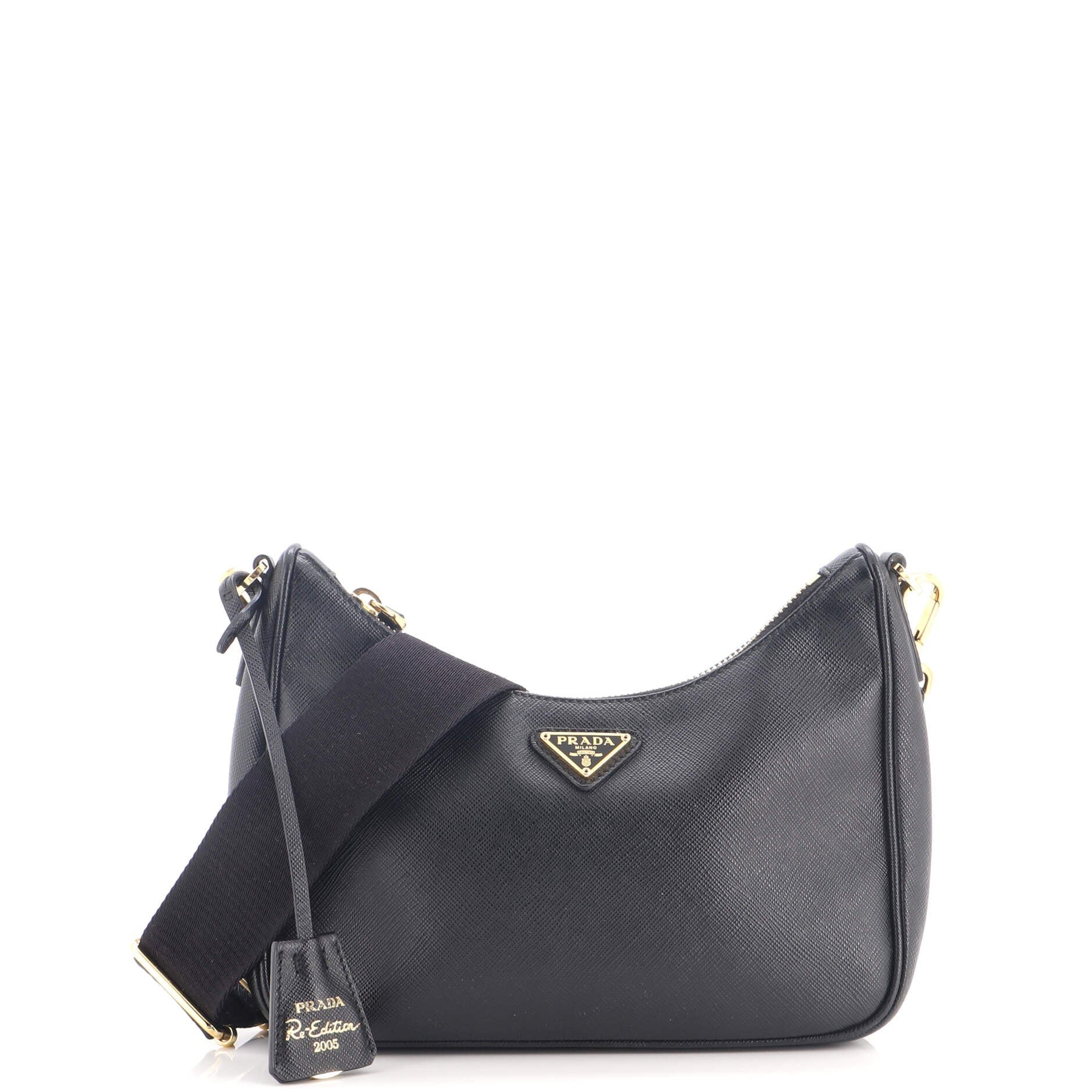 Re-Edition 2005 Shoulder Bag Saffiano Leather Small