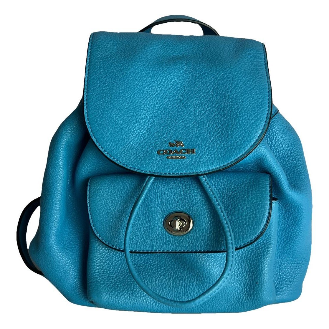 Leather backpack