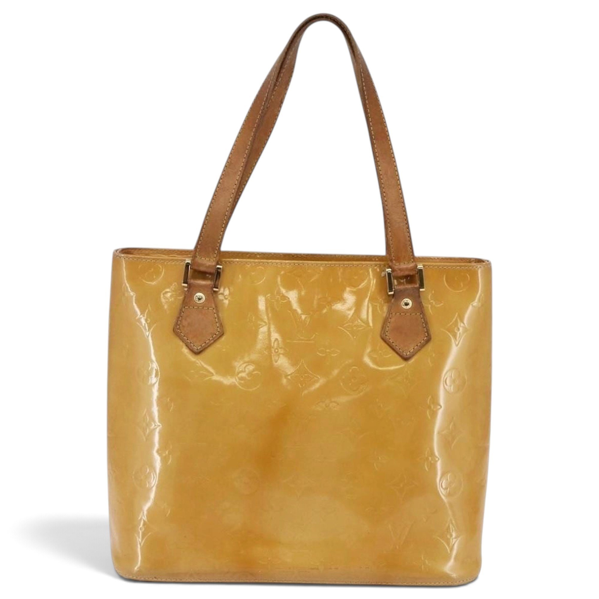Houston patent leather handbag