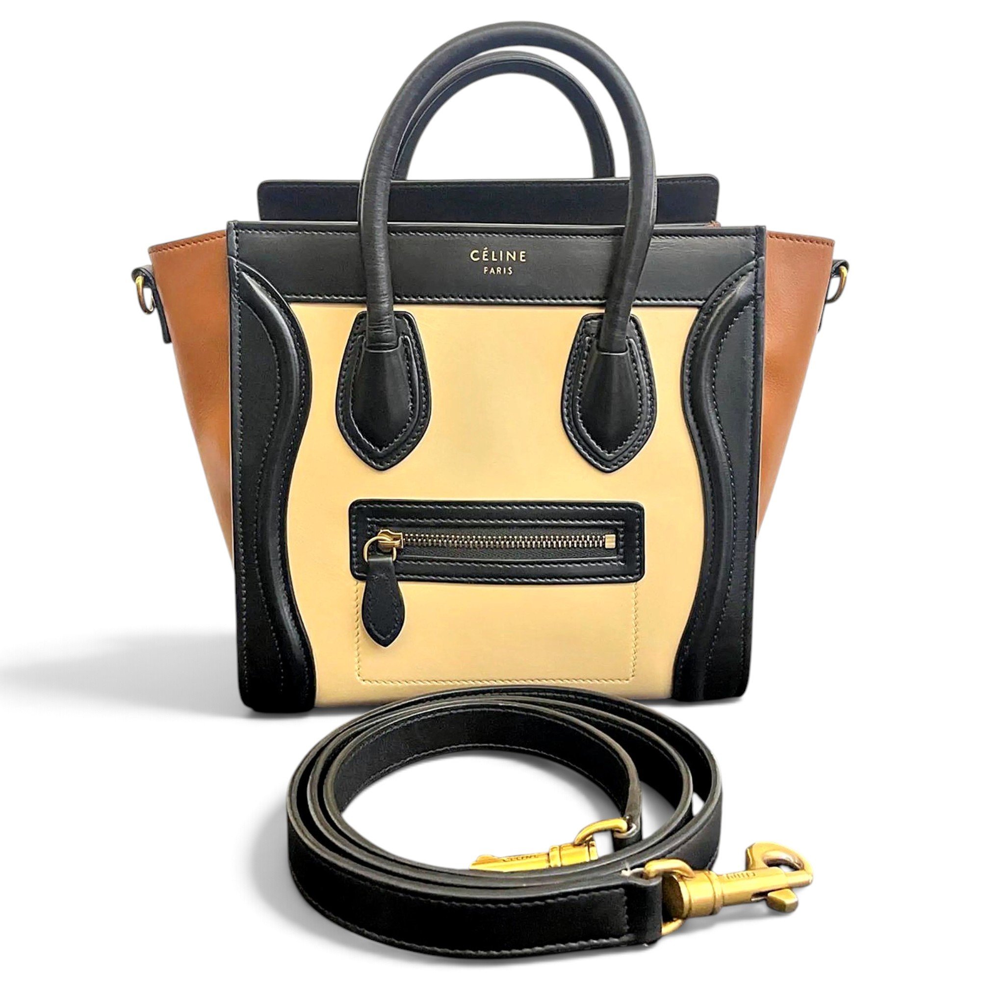 Luggage leather handbag