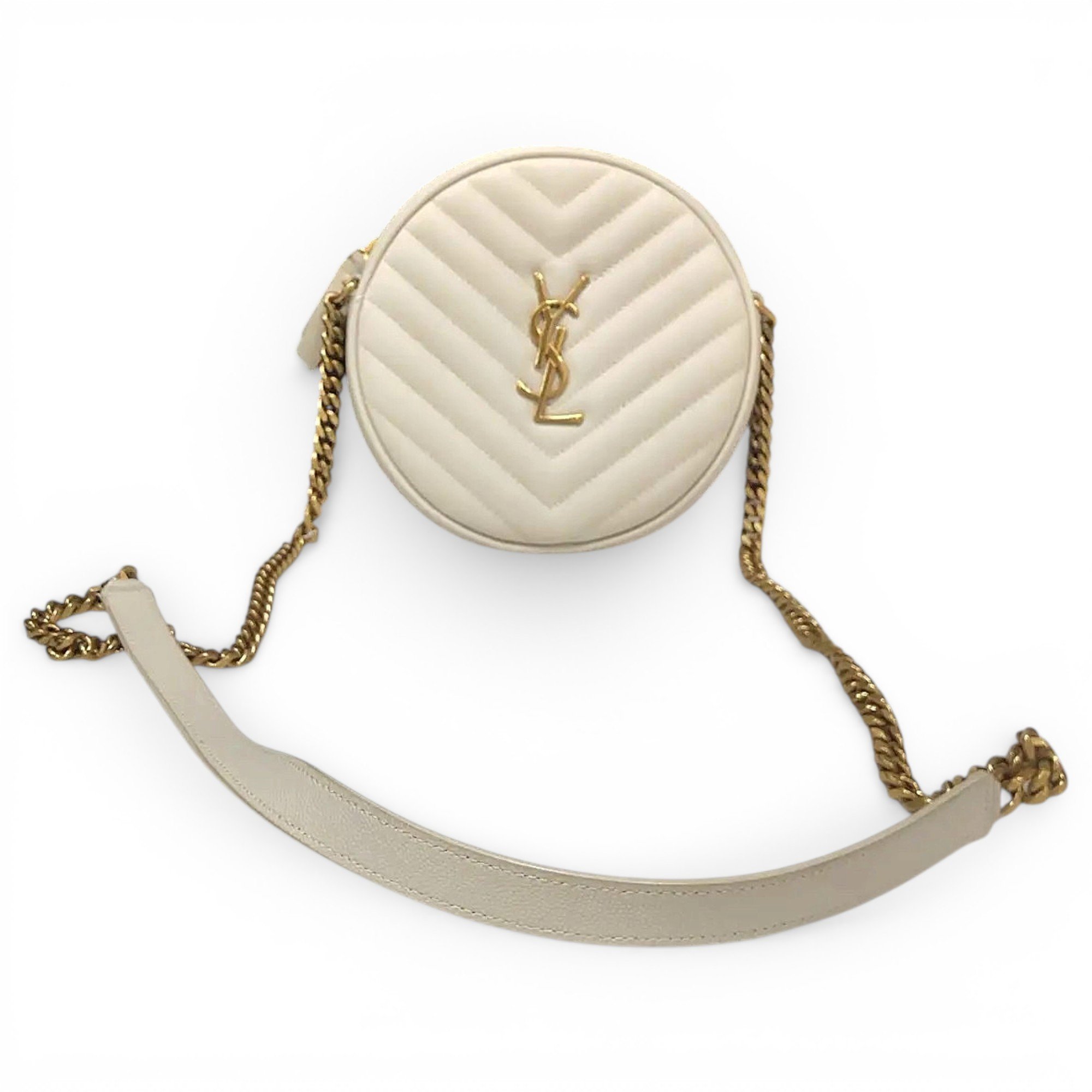 Vinyle leather handbag