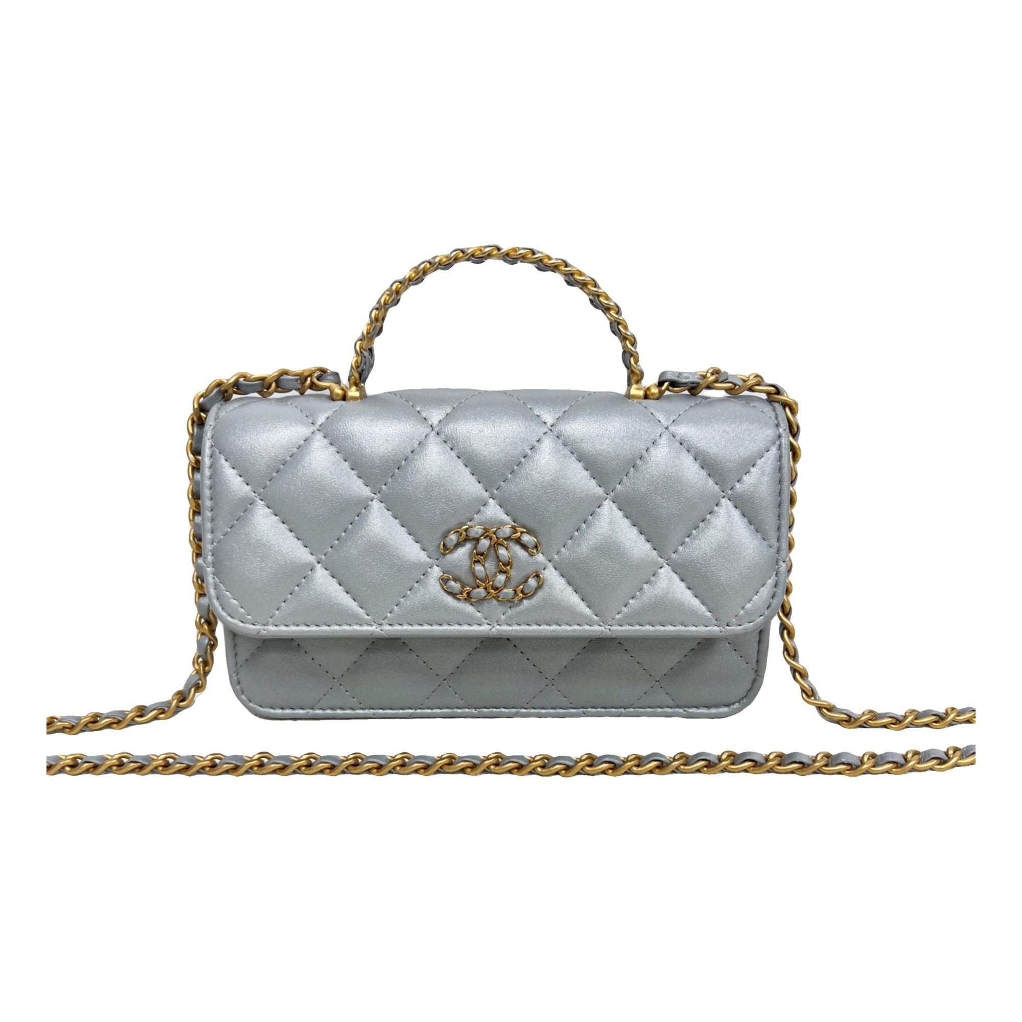 Wallet On Chain Timeless/Classique leather crossbody bag