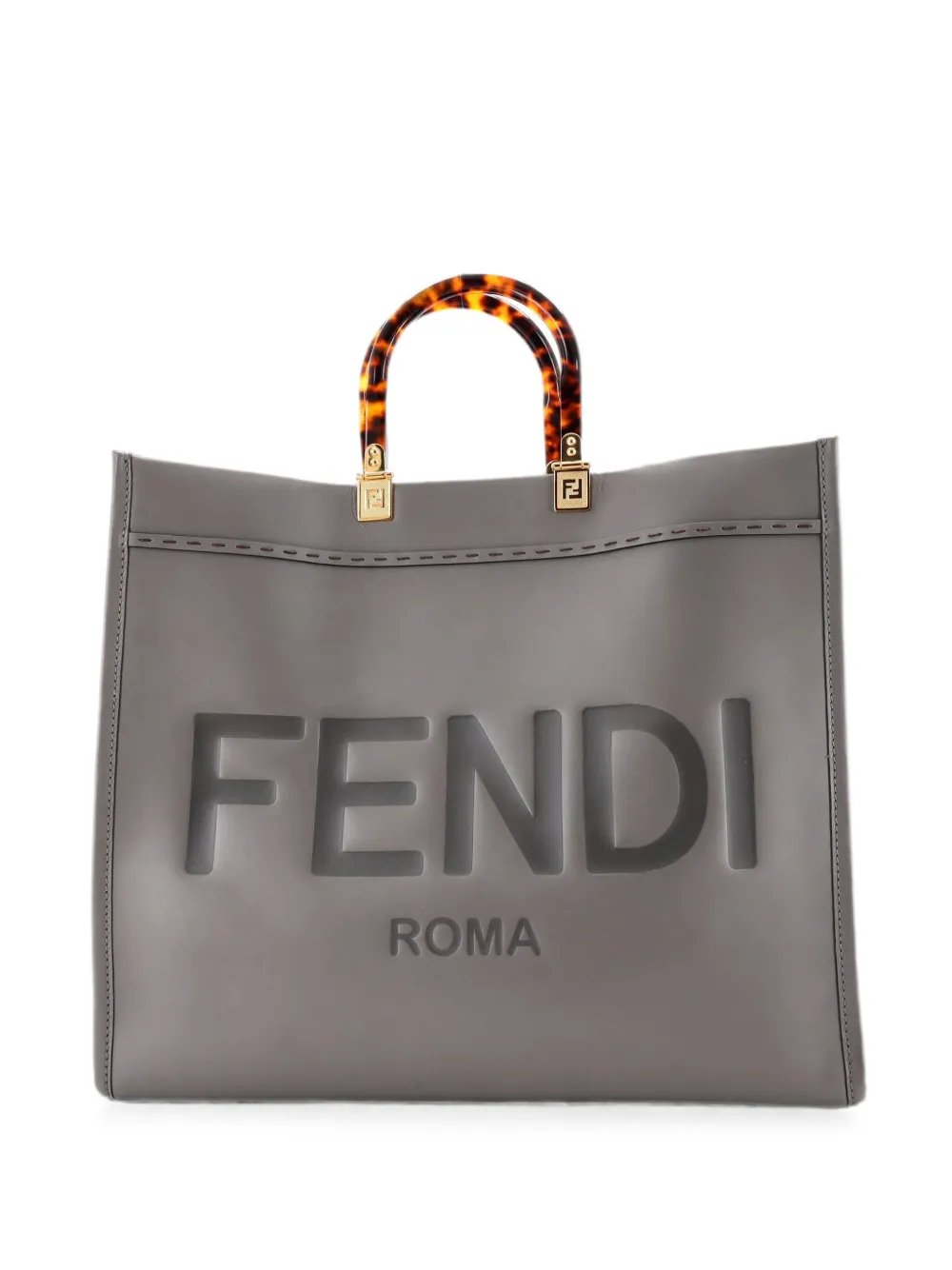Sunshine Shopper Leather Large tote bag