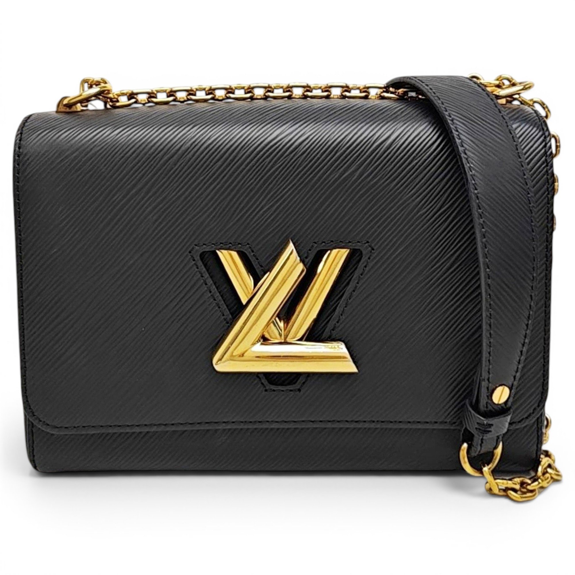 Twist leather handbag