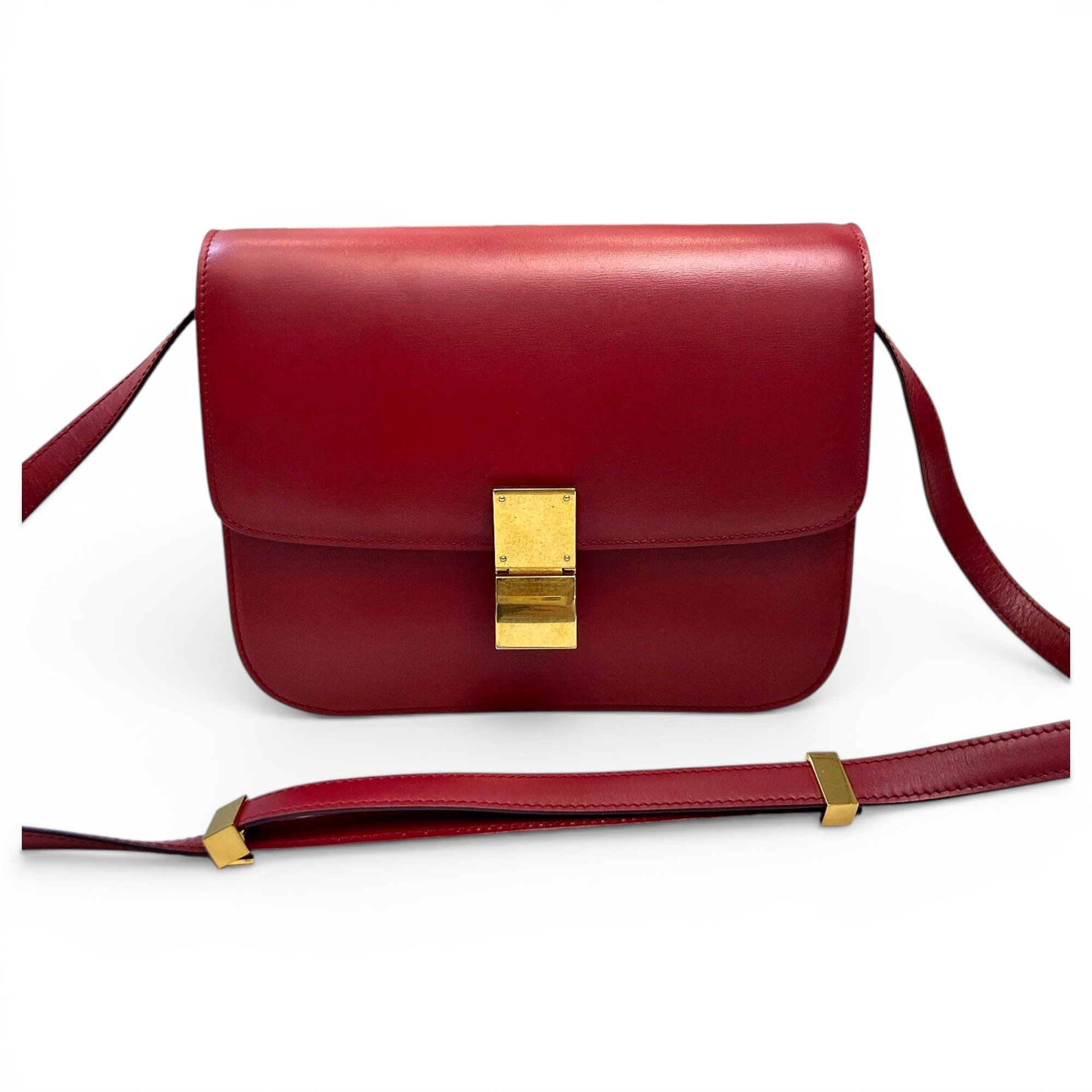 Classic leather crossbody bag