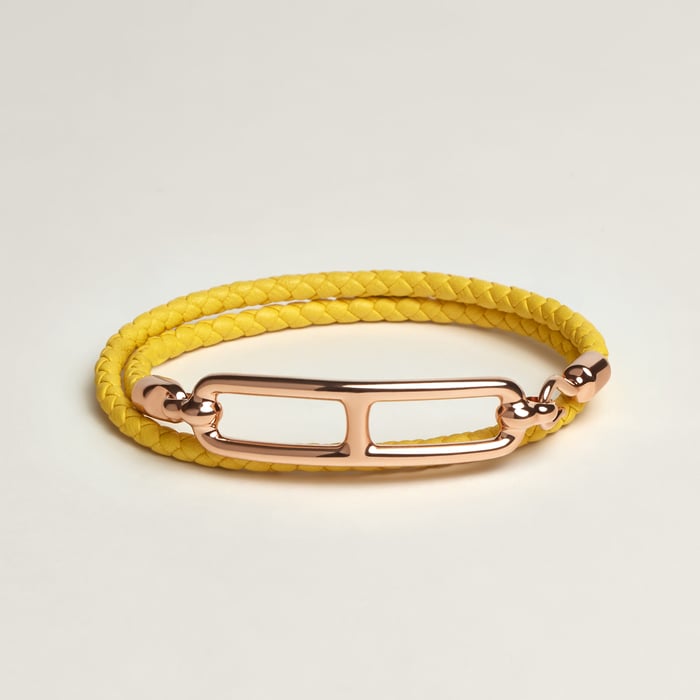 Jaune De Naples Roulis Double Tour Bracelet