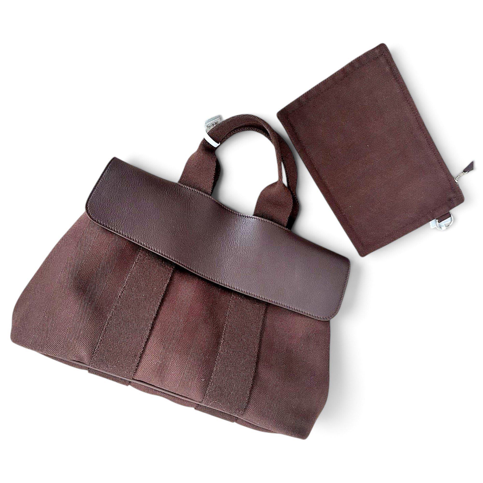 Hermes Valparaiso Handbag Mushroom