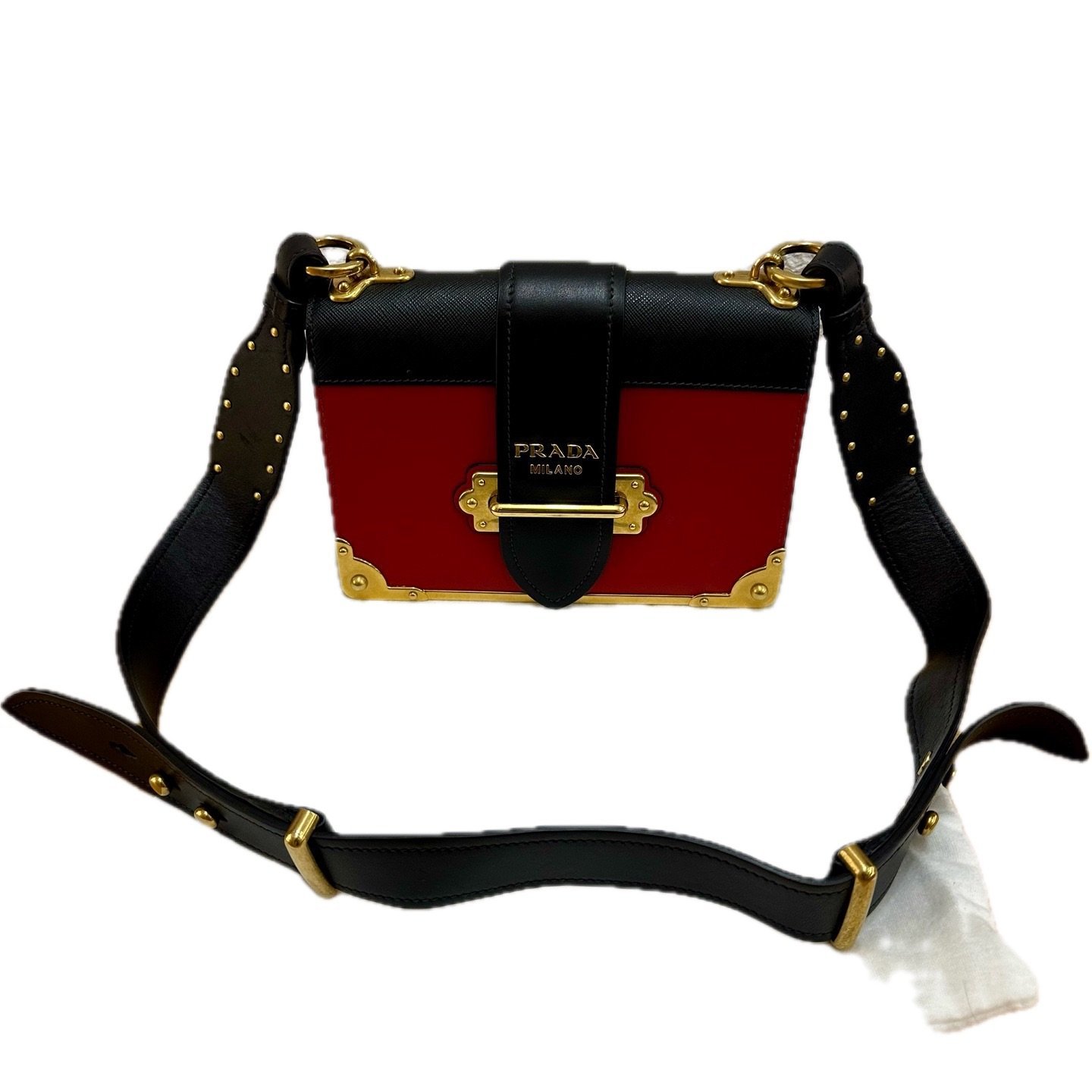 Cahier leather handbag