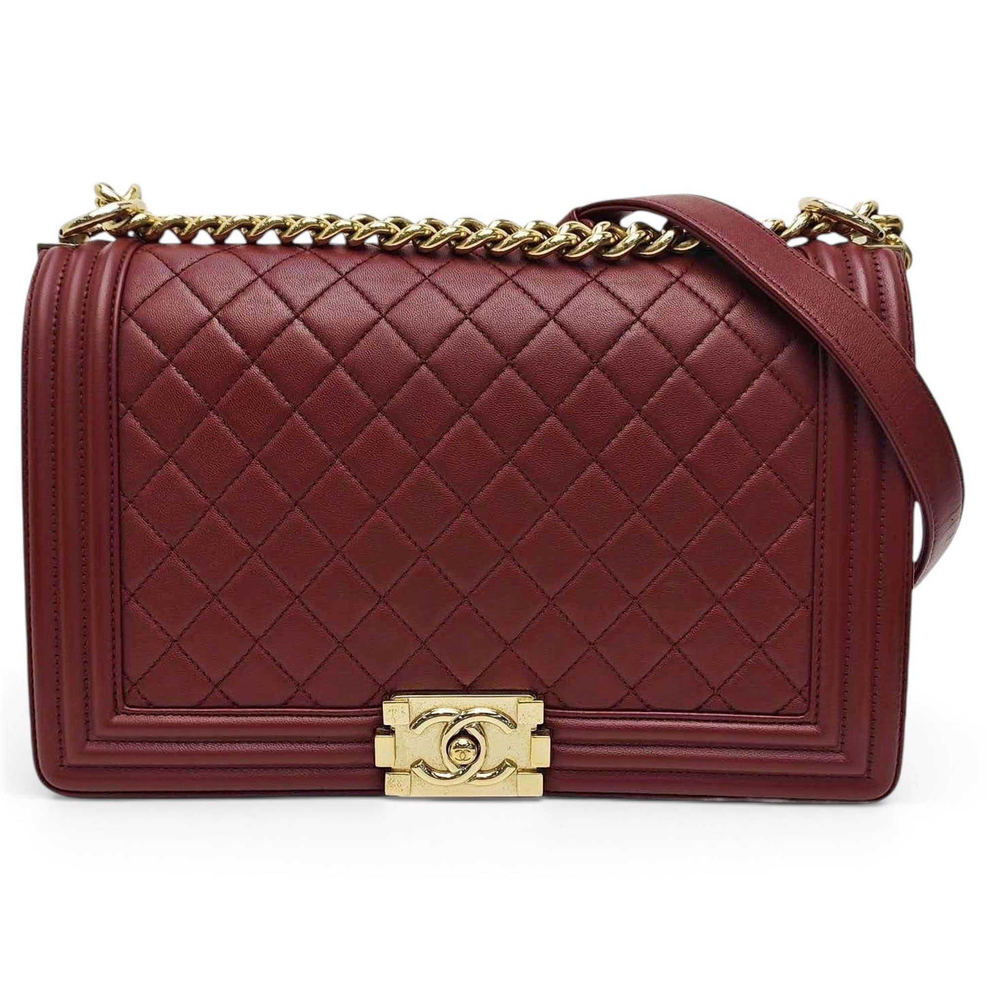 Boy leather crossbody bag