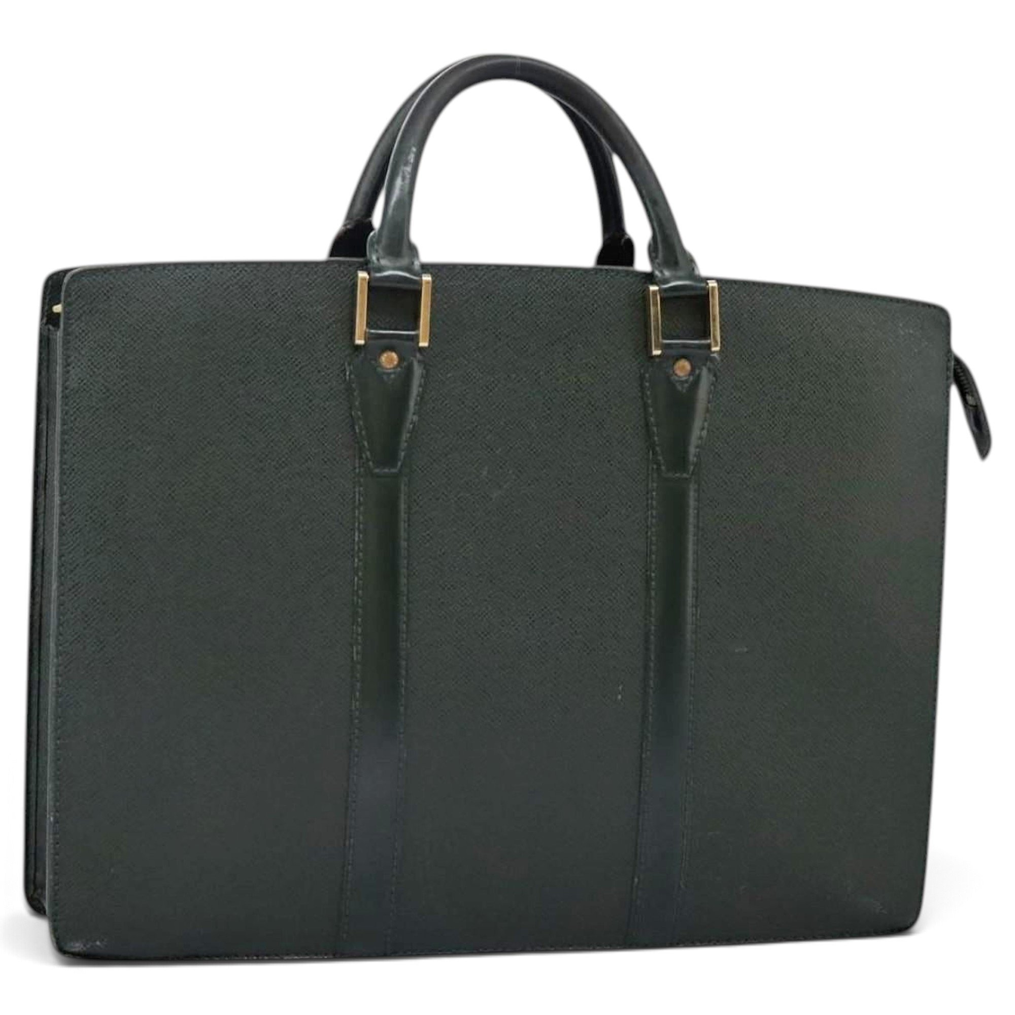 Porte Documents Voyage leather handbag