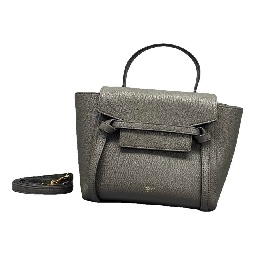 Belt leather handbag