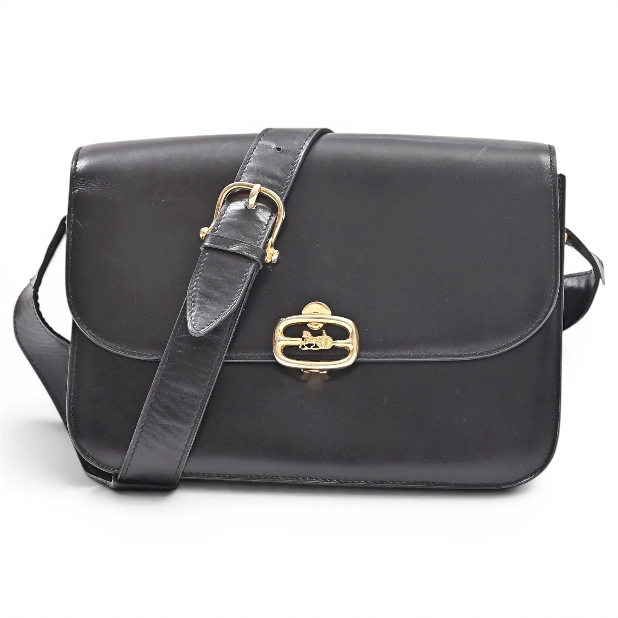 Triomphe leather handbag