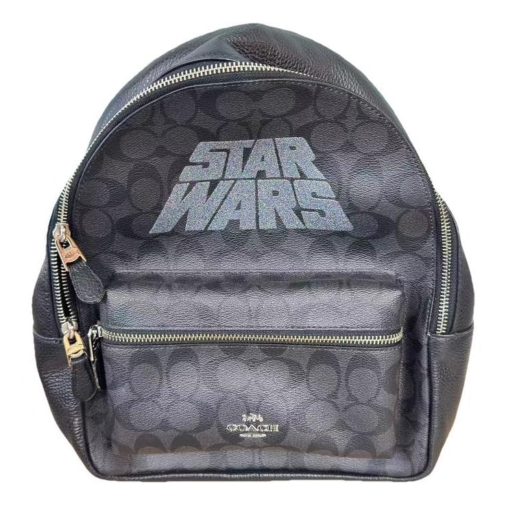 Leather backpack