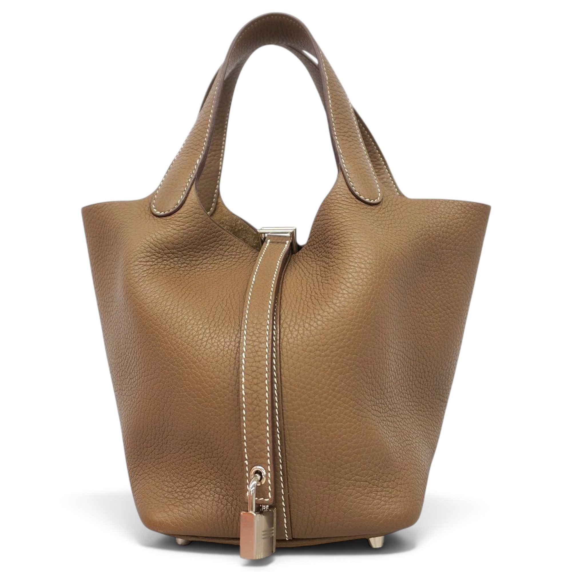 Picotin leather handbag
