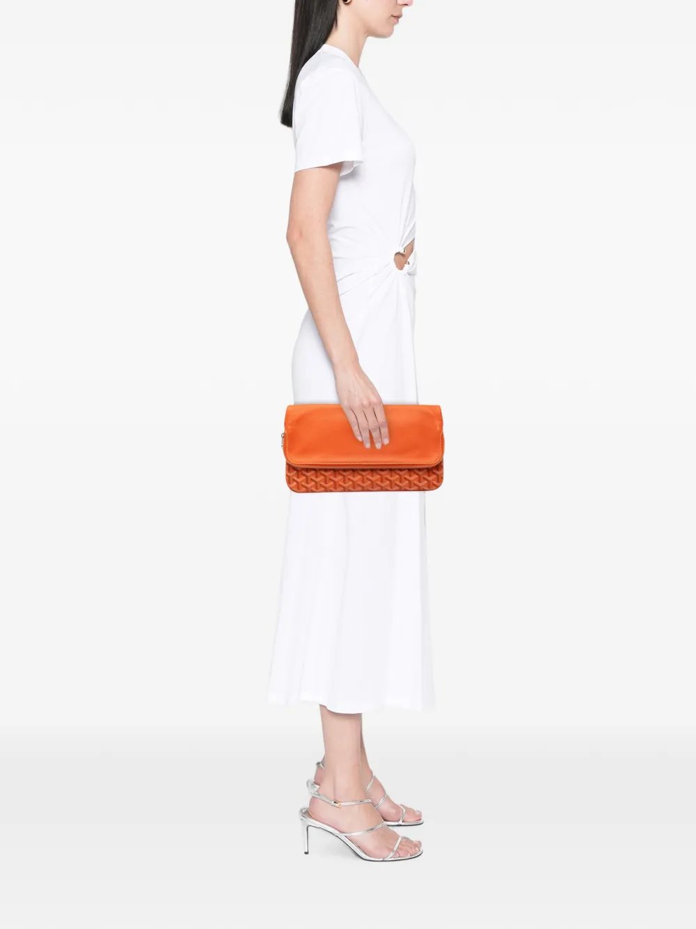 2001 Goyardine Sainte Marie MM clutch bag