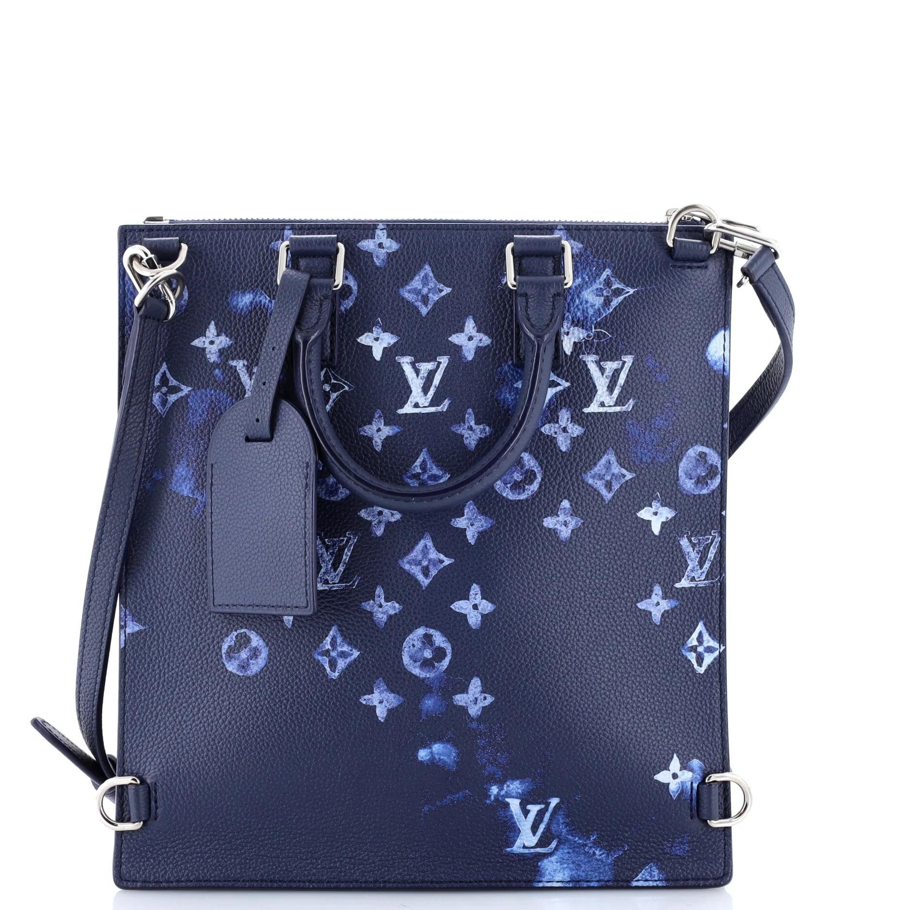 Plat leather handbag