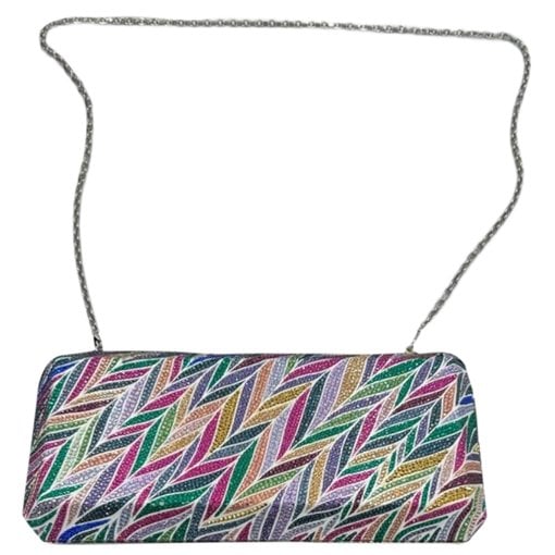 Judith Leiber Glitter clutch bag