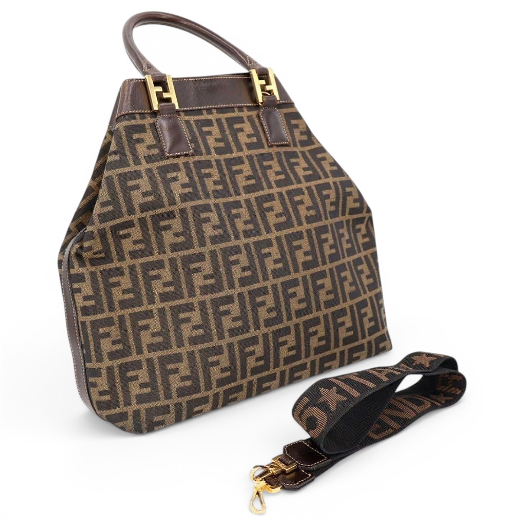 Leather tote