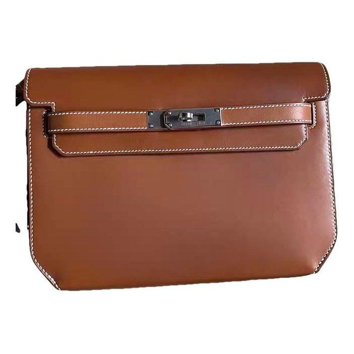Kelly Dépêches leather clutch bag