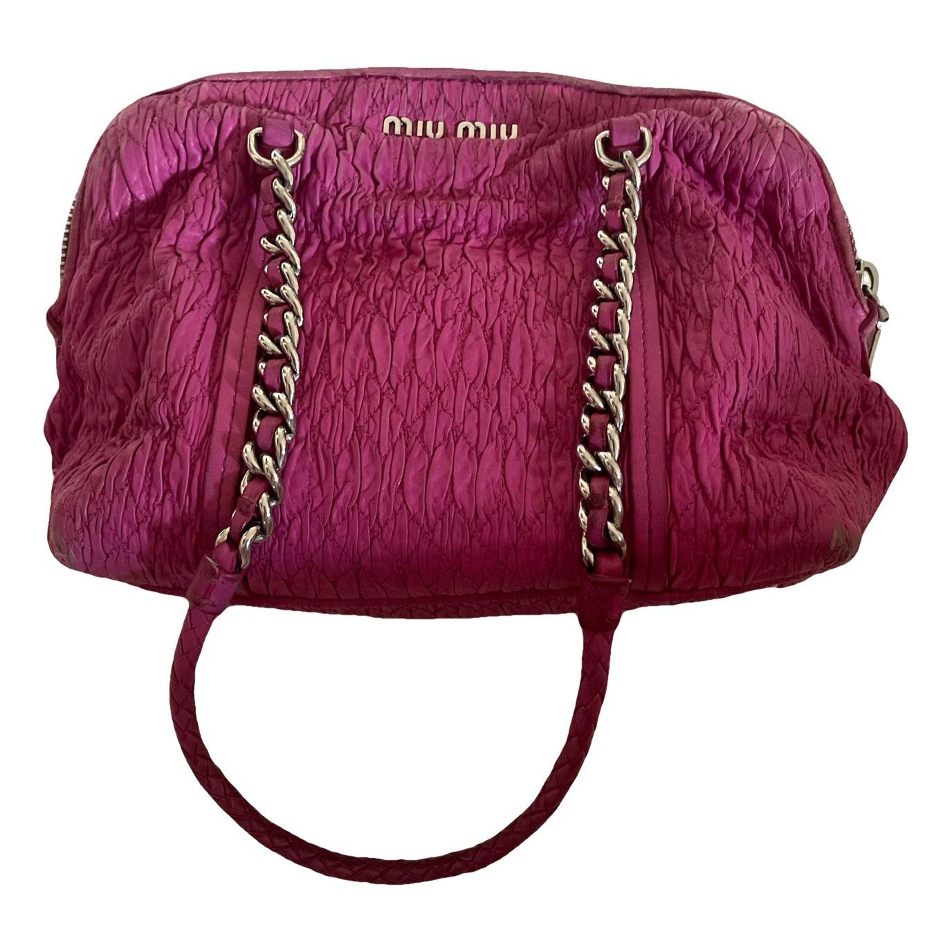 Dahlia leather handbag