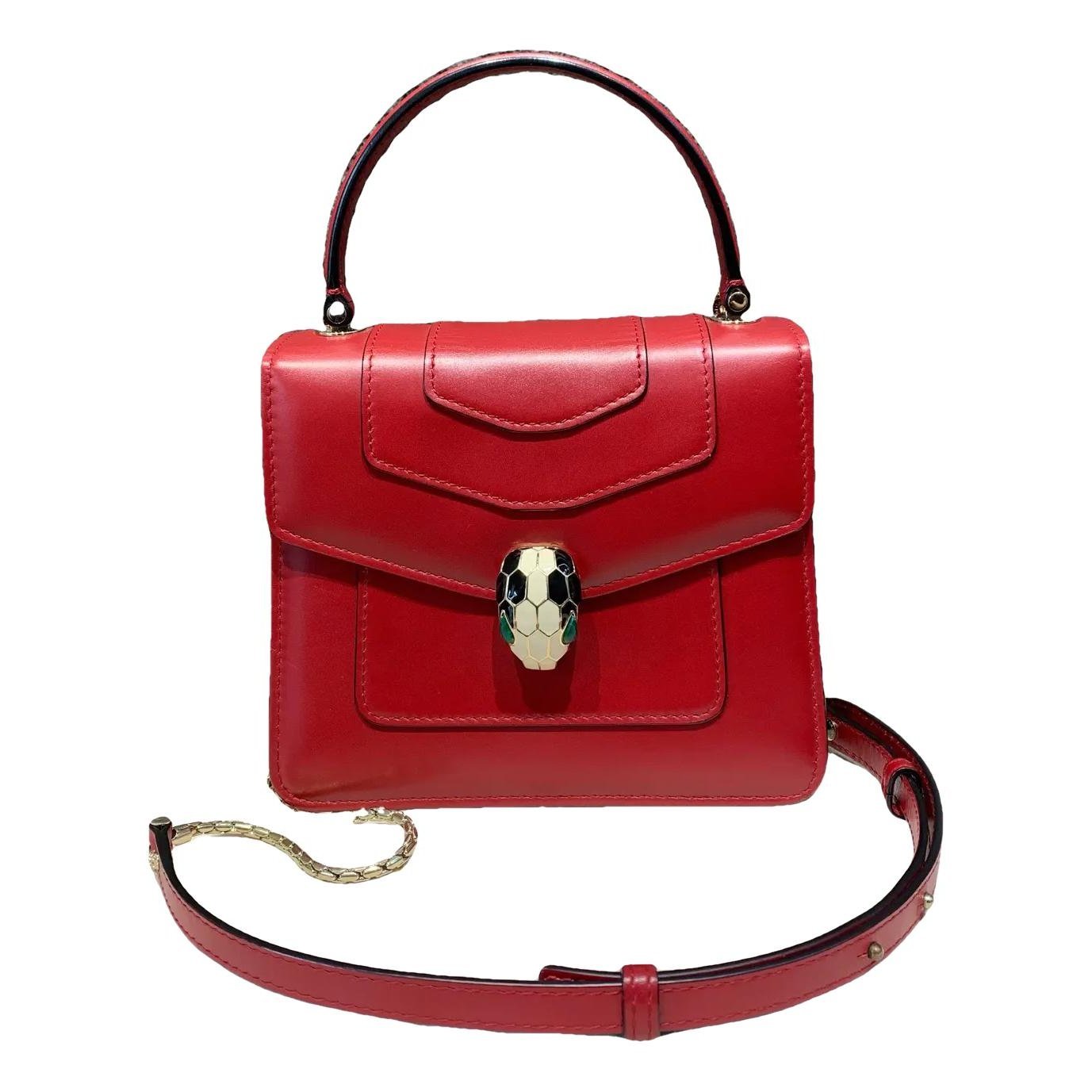 Bvlgari Serpenti leather crossbody bag