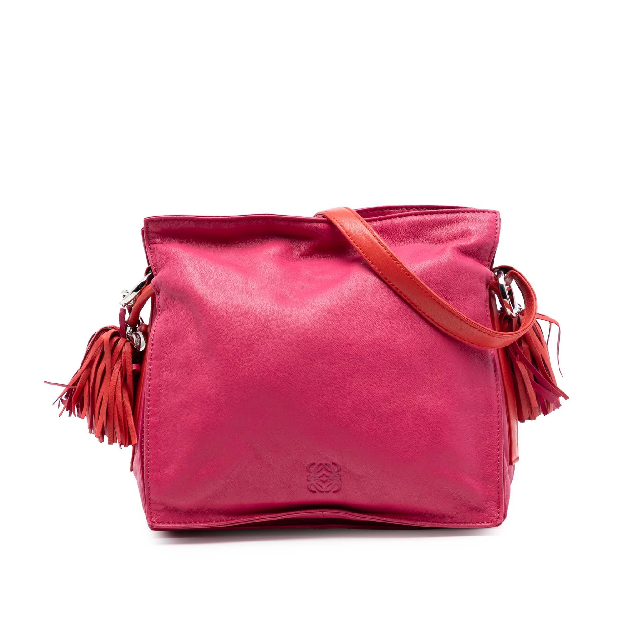 Flamenco leather crossbody bag