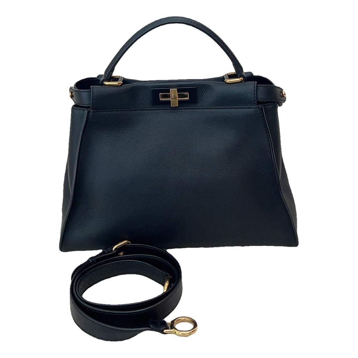 Peekaboo leather handbag