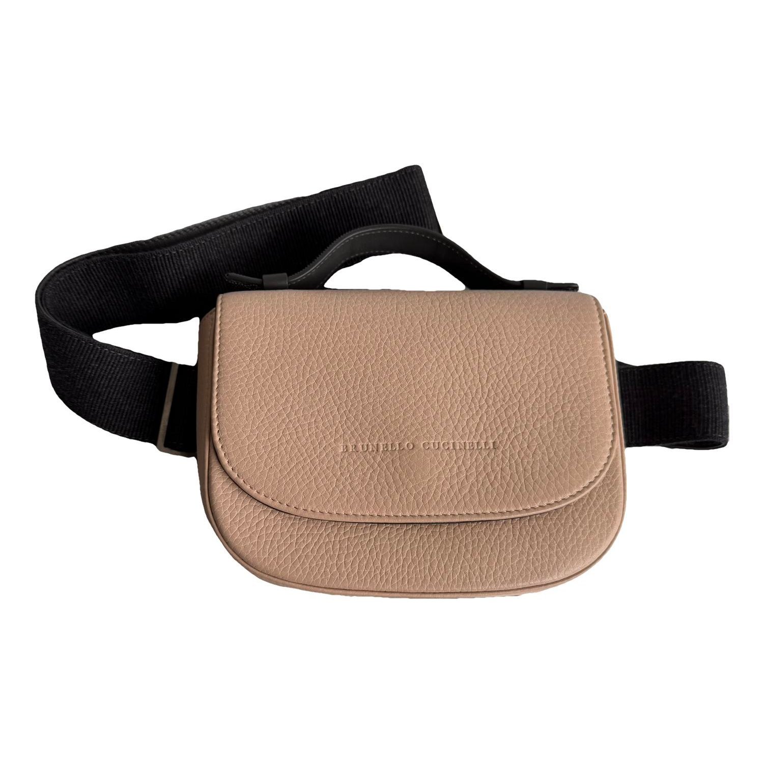 Leather clutch bag