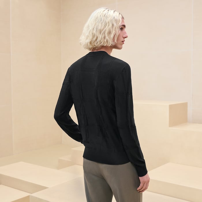 Noir "Jeu De Points Harnais" Crewneck Sweater
