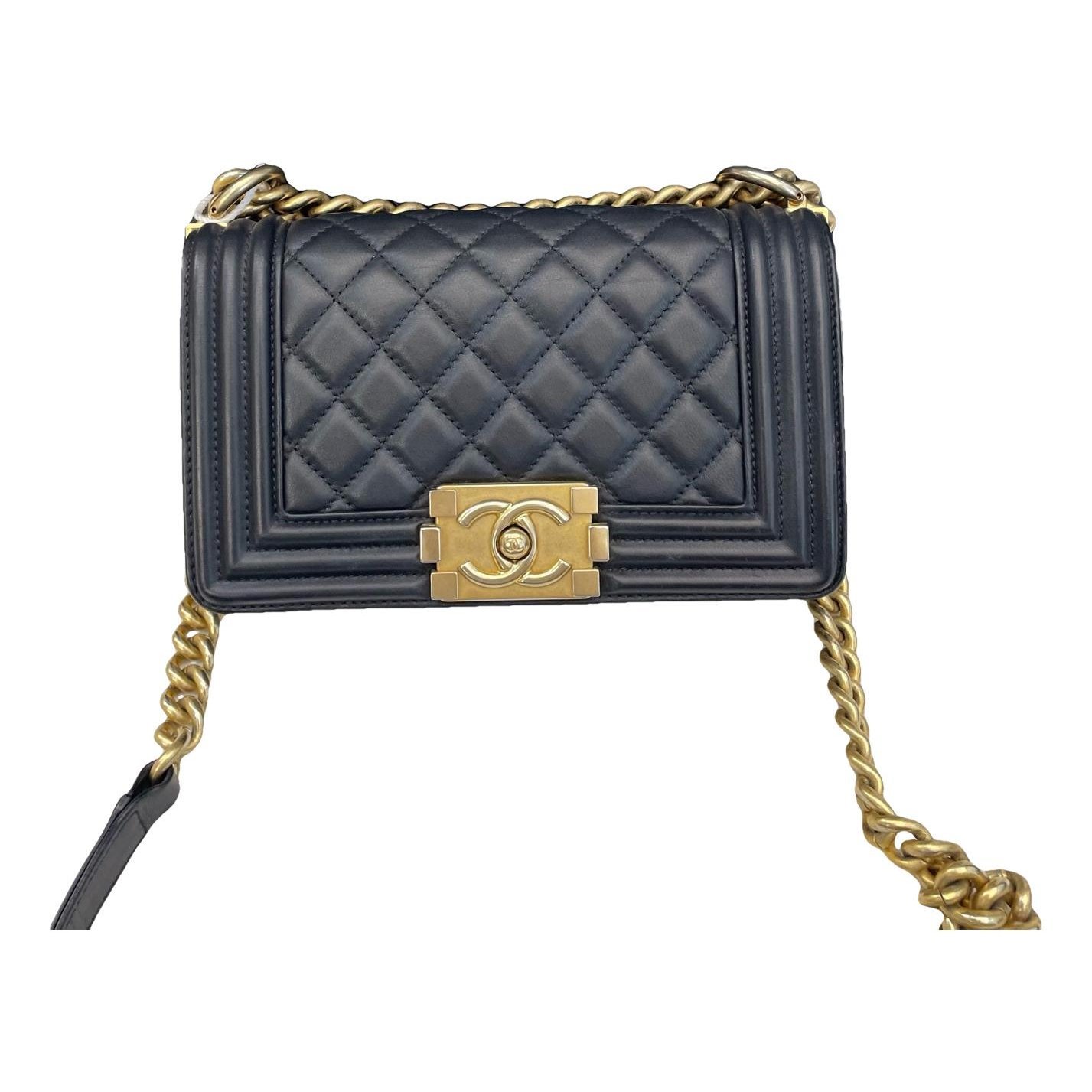 Boy leather crossbody bag