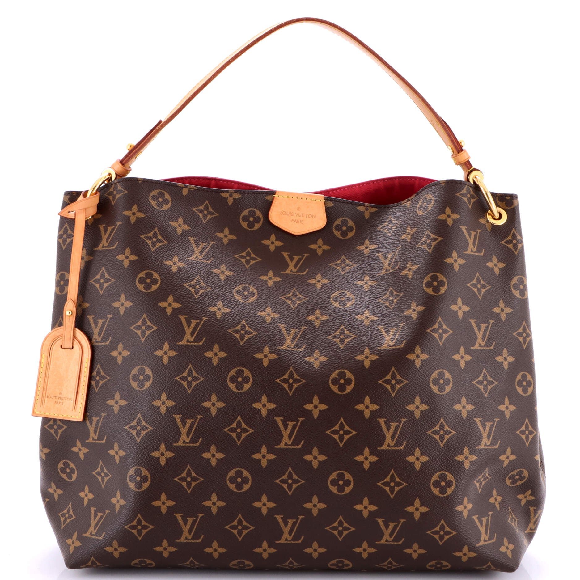 Louis Vuitton Graceful Handbag Monogram Canvas MM