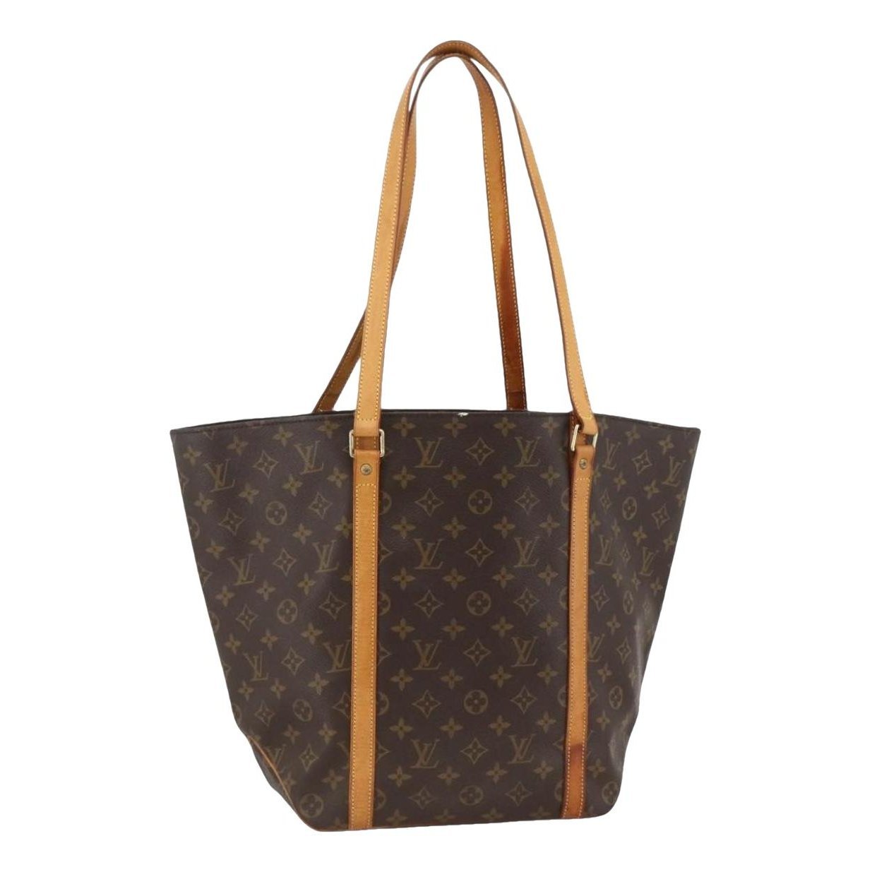 Shopping leather tote